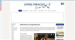 Desktop Screenshot of livingmiracles.eu