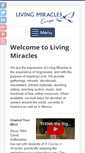 Mobile Screenshot of livingmiracles.eu